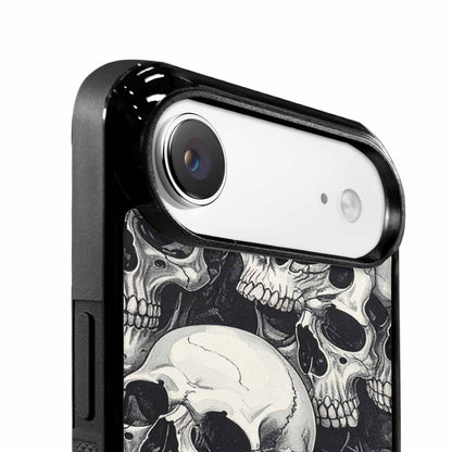 iPhone 17 Air Case — Skulls Classic Black White Small Gothic, Custom Made Phone Cover