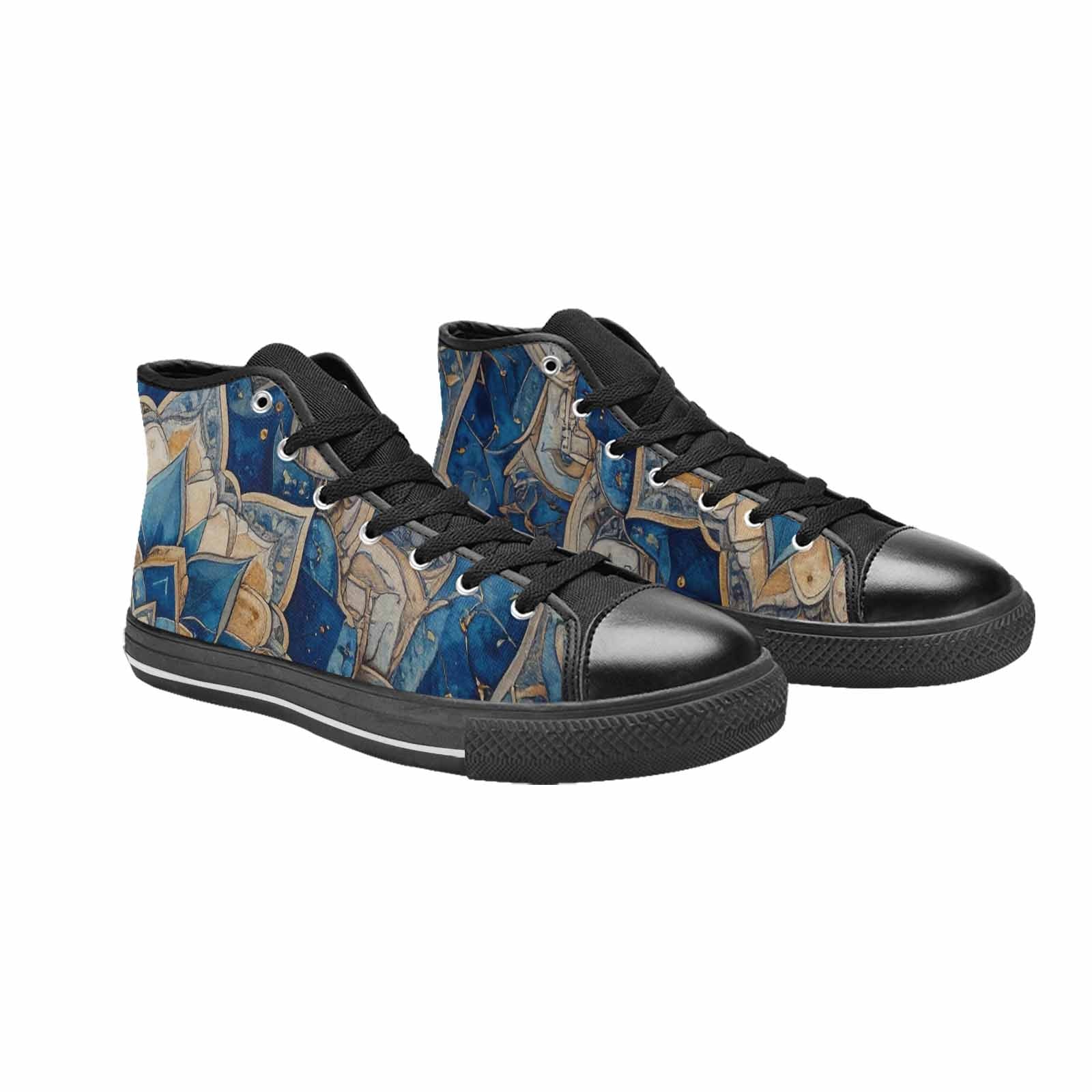 MEN'S Mandala High Top Canvas Wallpaper Art Shoes