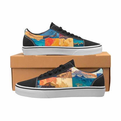 WOMEN'S Surreal Dream Fragment Lace-Up Canvas Surreal Custom Shoes