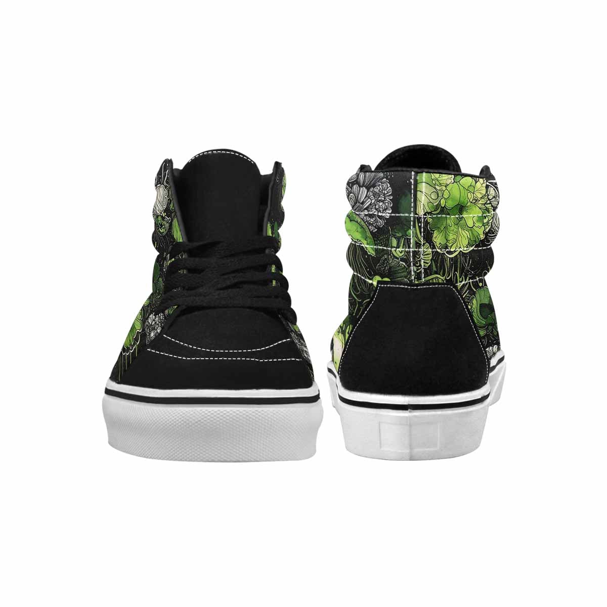 MEN'S Sea Creature Burst High Top Canvas Cottagecore Custom Sneakers