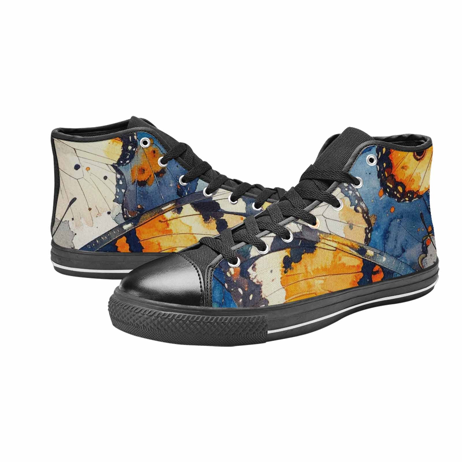MEN'S Butterfly Wing High Top Canvas Y2K Custom Shoes