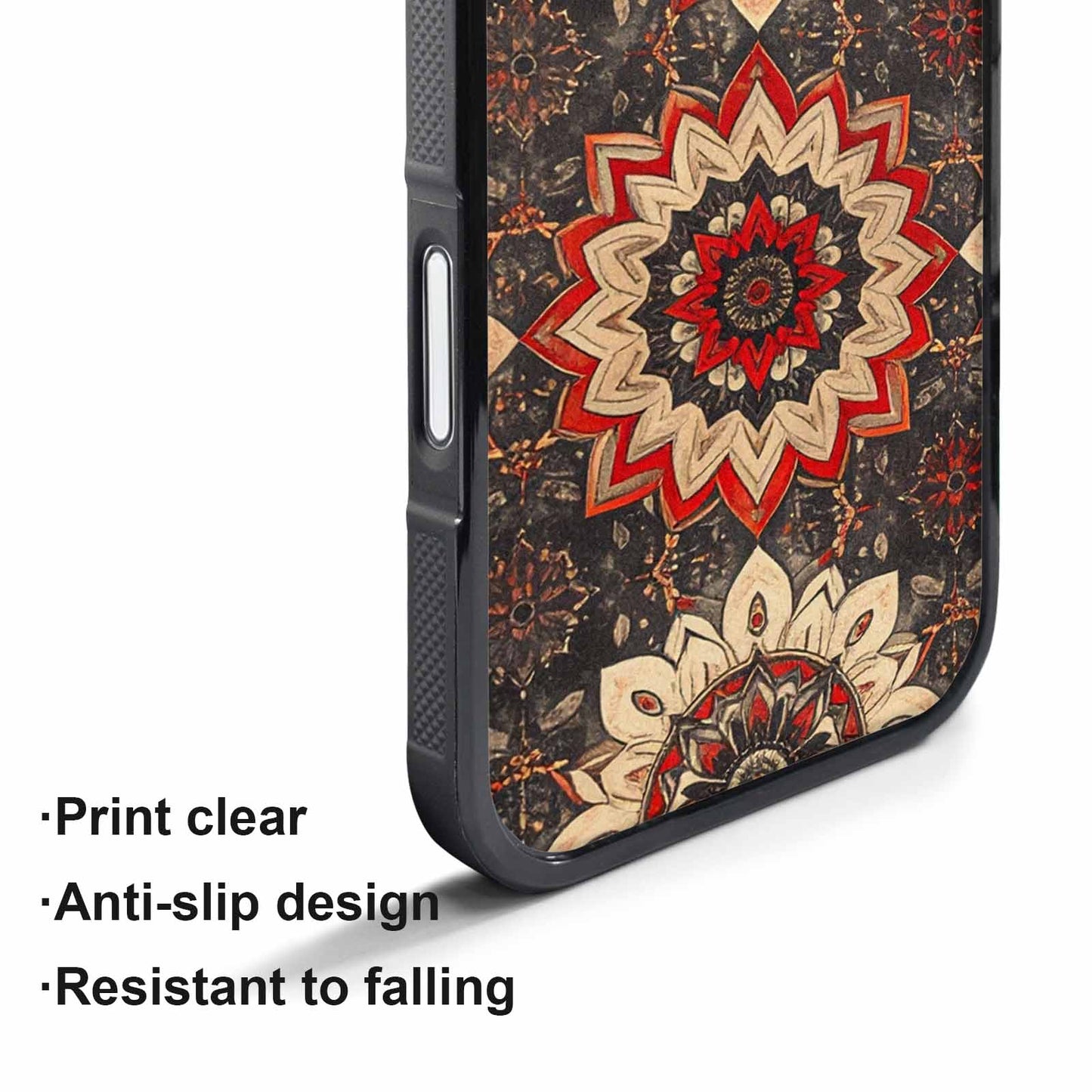 iPhone 17 Air Case — Small Mandala Pattern Randomly Varying Floral, Personalized Phone Case