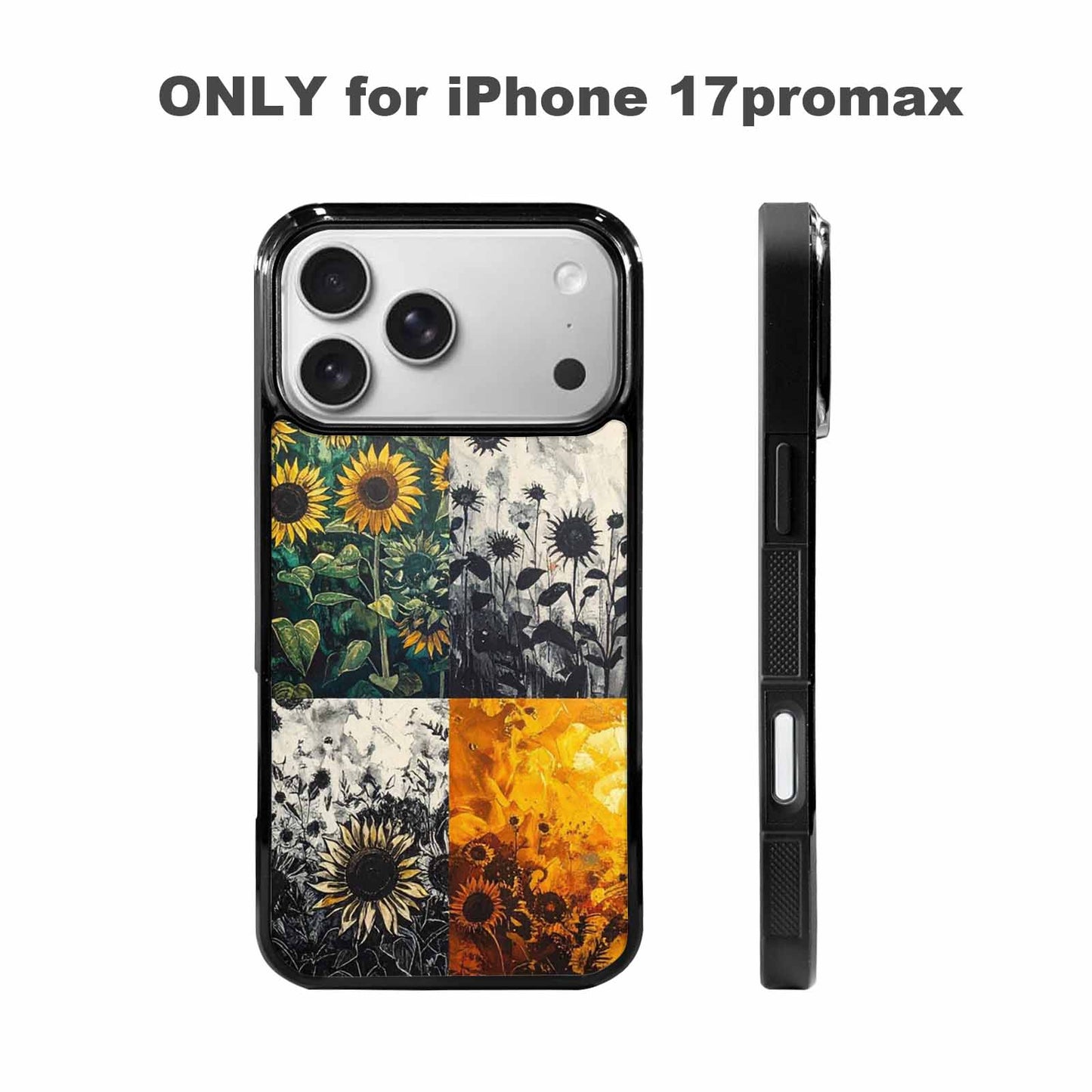 iPhone 17 Pro Max Case — Blend Melt Them Together Floral, Custom Printed Phone Case