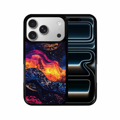 iPhone 17 Pro Case — Snake Print Galaxy Seamless Pattern Animal, Custom Printed Phone Case