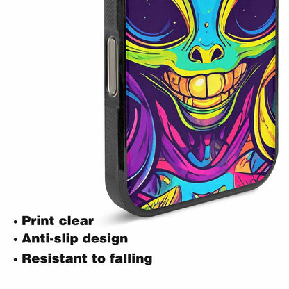 iPhone 16 Pro Case — Alien Ufo Cartoon, Custom Made Phone Cover