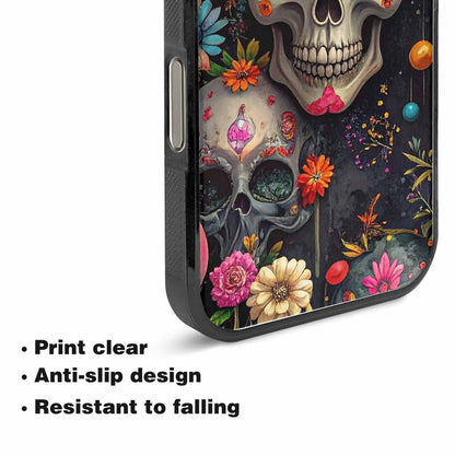 iPhone 15 Pro Max Case — Greyscale Black And White Dark Black, Custom Printed Phone Case