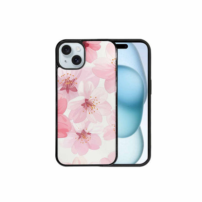 iPhone 15 Plus Case — Japanese Cherry Blossom, Custom Printed Phone Case