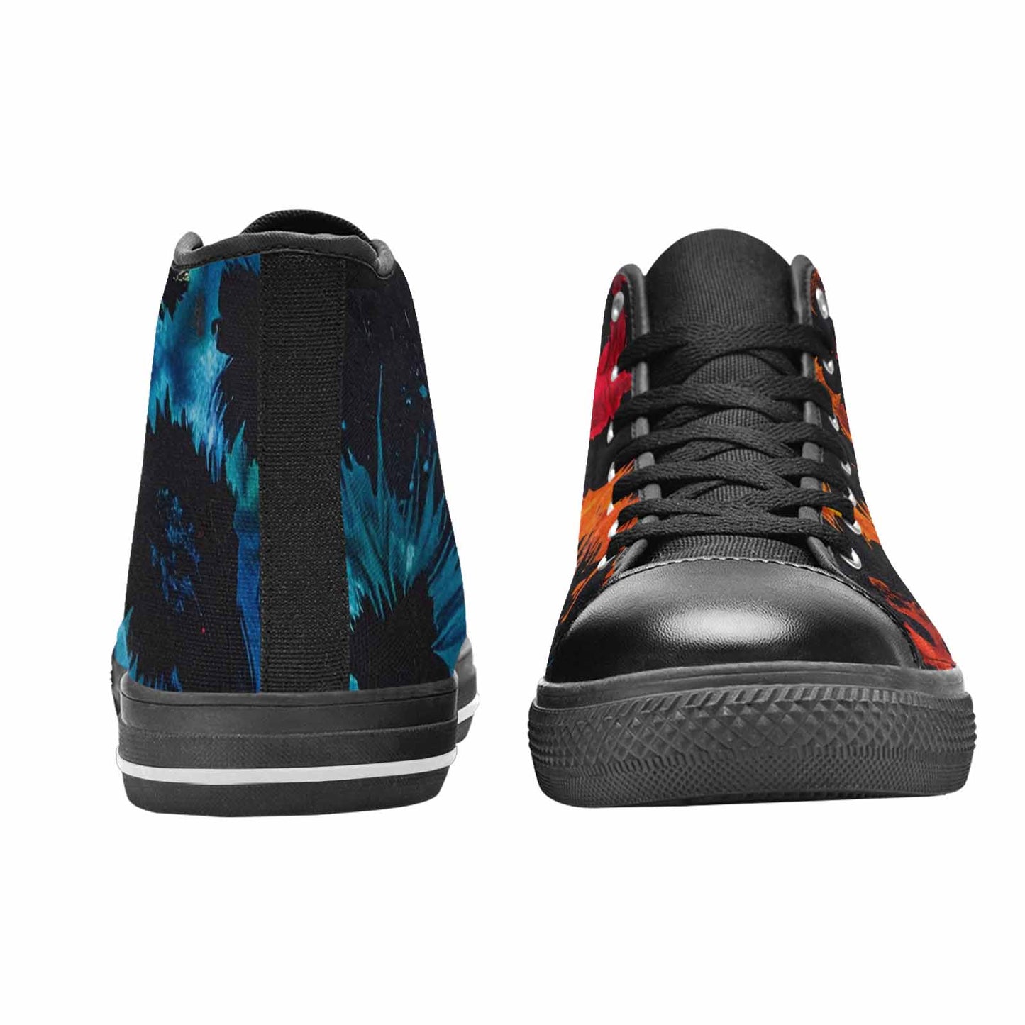 MEN'S Dark Animal Print High Top Canvas Y2K Sneakers