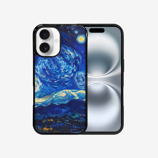 iPhone 16 Case — Starry Night Van Gogh Paint Art, Custom Made Phone Cover