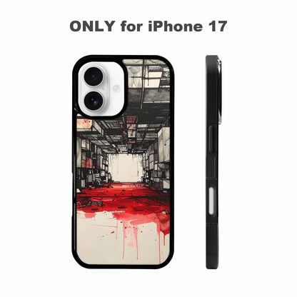 iPhone 17 Case — Liminal Space Fragment Black Galaxy Space, Unique Phone Case Design
