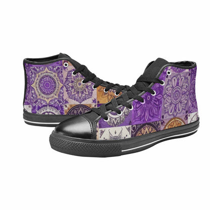 MEN'S Mandala High Top Canvas Y2K Shoes
