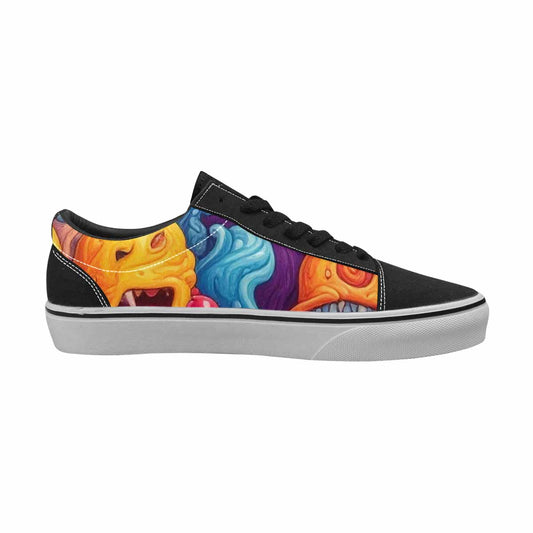 MEN'S Melting Ice Cream Monster Lace-Up Canvas Dreamlike Shoes