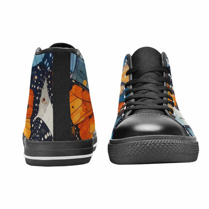 MEN'S Butterfly Wing High Top Canvas Aesthetic Custom Sneakers