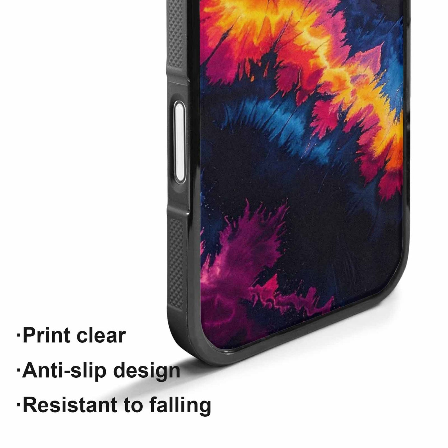 iPhone 17 Case — Tie Dye Dark Art Tie Dye, Unique Phone Case Design