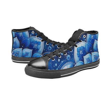 WOMEN'S Boho Mandala High Top Canvas Vivid Sneakers