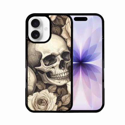 iPhone 17 Case — Seamless Repeating Pattern Of Gothic Skulls, Custom Made Phone Cover
