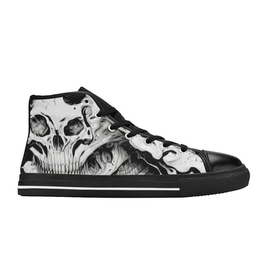 WOMEN'S Cc Horror Art High Top Canvas Wallpaper Art Custom Shoes