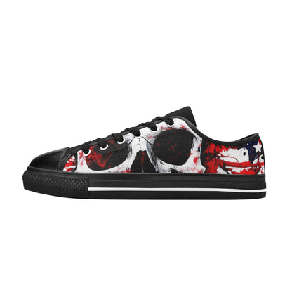 WOMEN'S Patriotic Splatter Canvas Dreamcore Sneakers