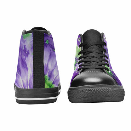 MEN'S Tie Dye - High Top Canvas Cottagecore Custom Sneakers