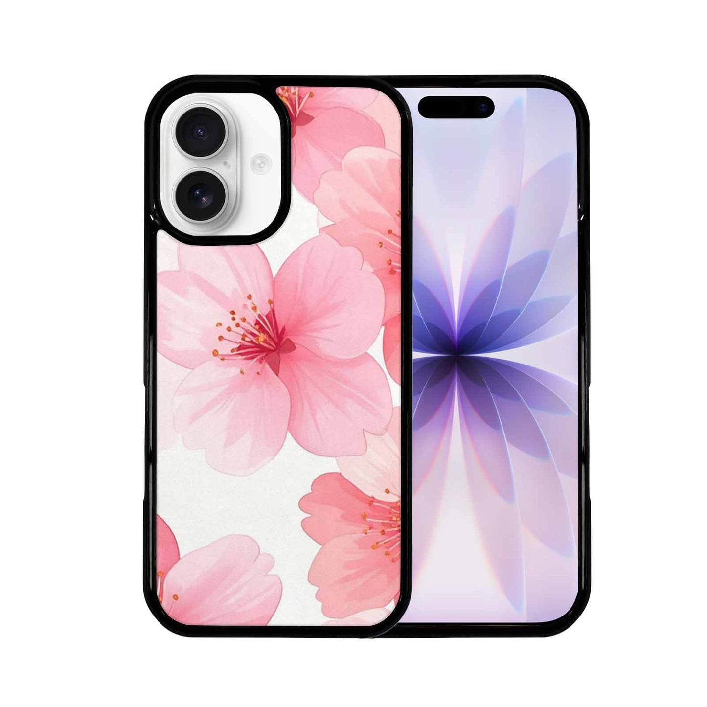 iPhone 17 Case — Japanese Cherry Blossom Pattern, Floral, Original Design Phone Case