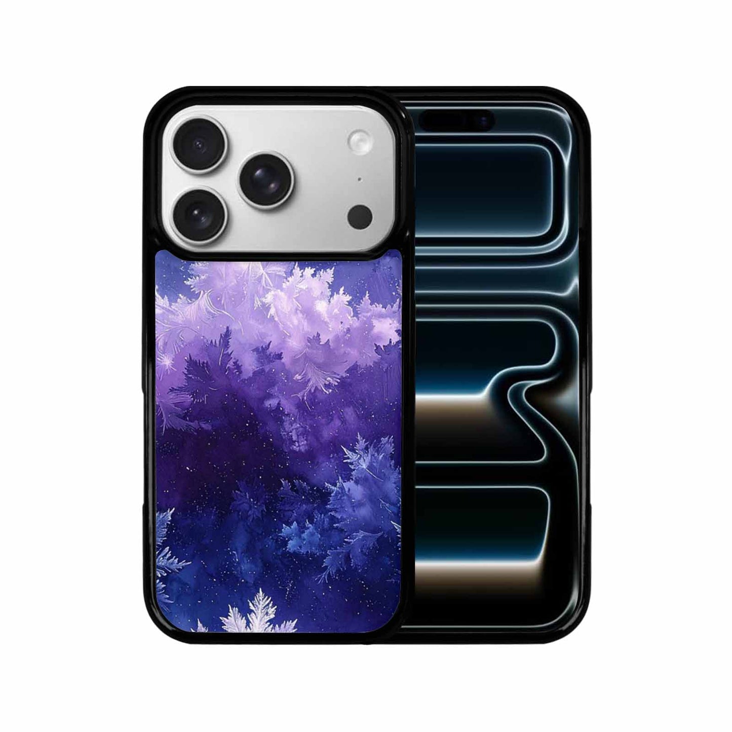 iPhone 17 Pro Case — Seamless Tileable Pattern Of Overlapping Galaxy, Custom Designed Case Cover
