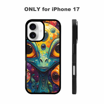 iPhone 17 Case — Cartoon Alien Characters Alien Scifi, Customized Protective Case
