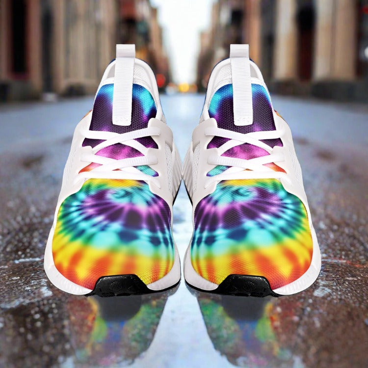 Koi Navy Indigo Vivid Bold Art - Freaky Shoes | Custom Art Sneakers