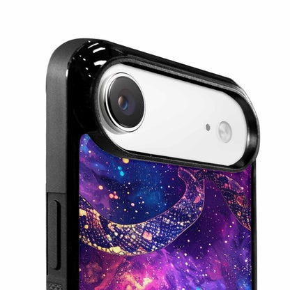 iPhone 17 Air Case — Snake Print Galaxy Seamless Pattern Animal, Unique Phone Case Design