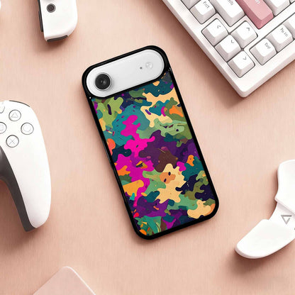 iPhone 17 Air Case — Small Military Camouflage Blotch Pattern Camo, Custom Made Phone Cover