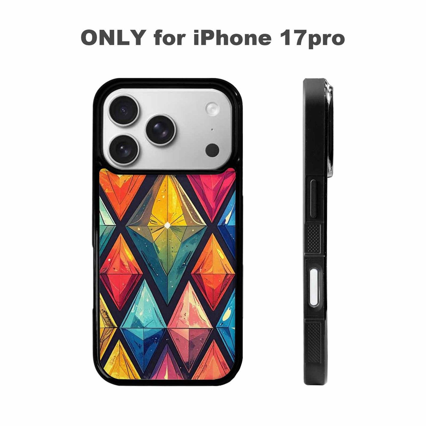 iPhone 17 Pro Case — Vintage Summer Diamond Retro Vintage, Custom Phone Case