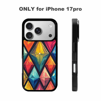 iPhone 17 Pro Case — Vintage Summer Diamond Retro Vintage, Custom Phone Case