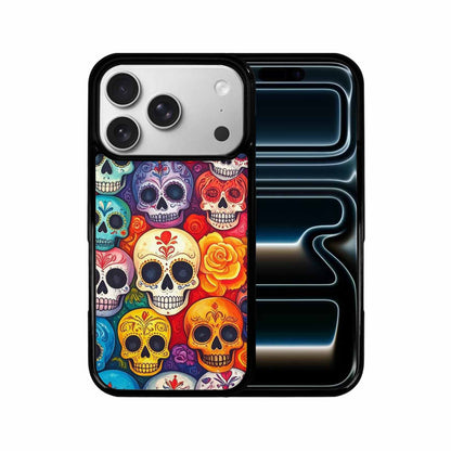 iPhone 17 Pro Case — Small Skull Pattern Randomly Varying Gothic, Custom Designed Case Cover