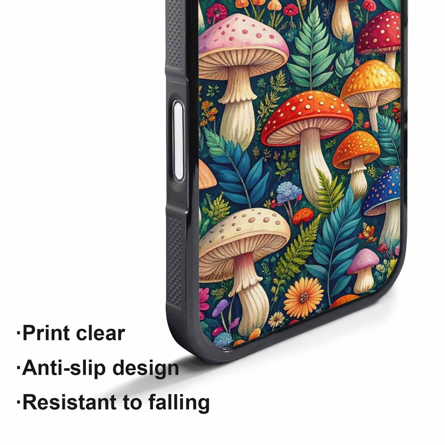 iPhone 17 Pro Case — Mushrooms Botanicalmushrooms P Ias Floral, Customized Protective Case