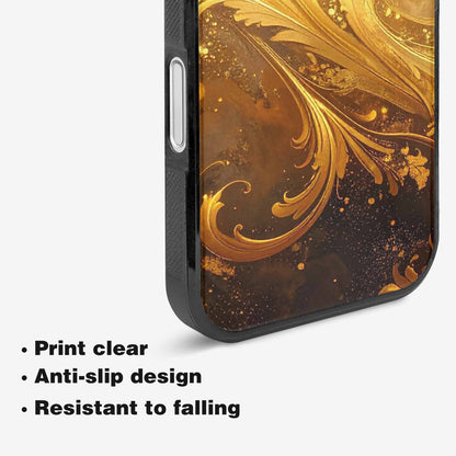 iPhone 16 Plus Case — Klimt Gold Leaf Artwork Pattern, Custom Art Phone Cover
