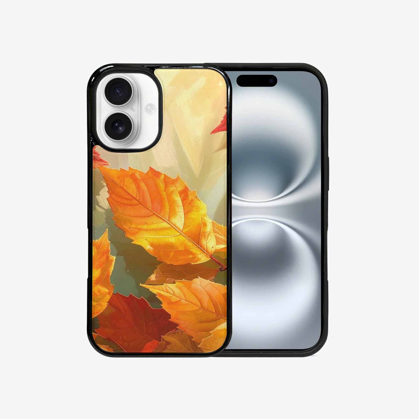 iPhone 16 Case — Autumn Leaves, Custom Art Phone Cover