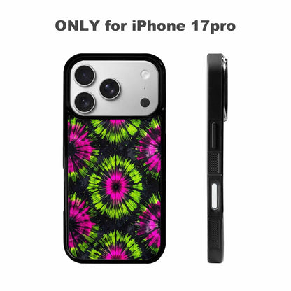 iPhone 17 Pro Case — Acid Wash Tie Dye Neon Tie, Original Design Phone Case