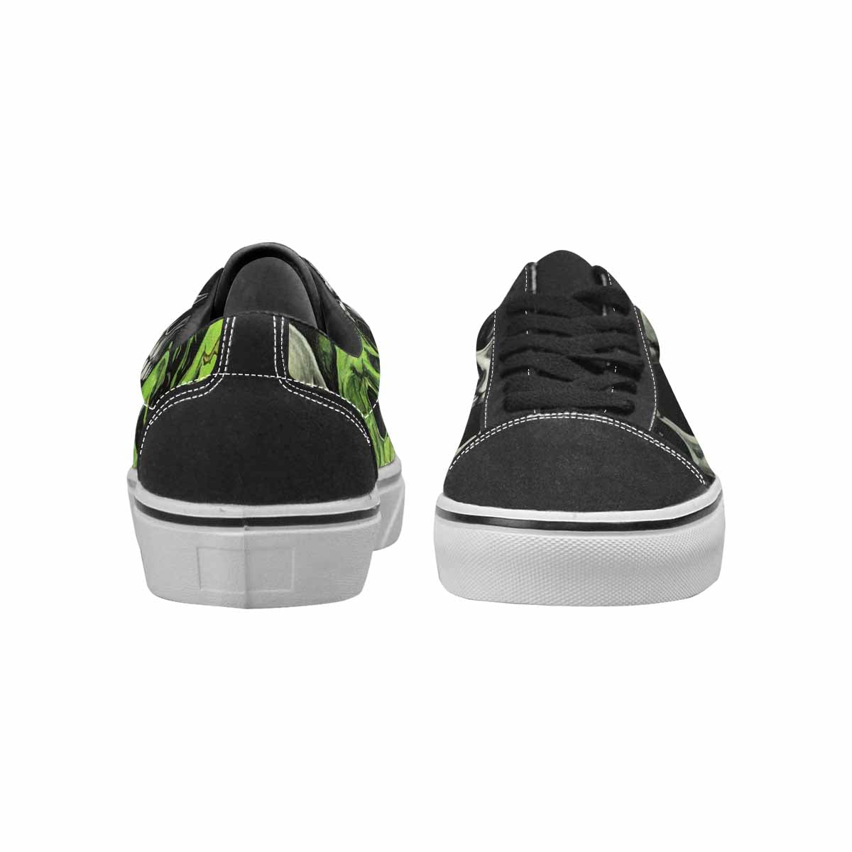 WOMEN'S Skulls (general) Lace-Up Canvas Y2K Custom Shoes