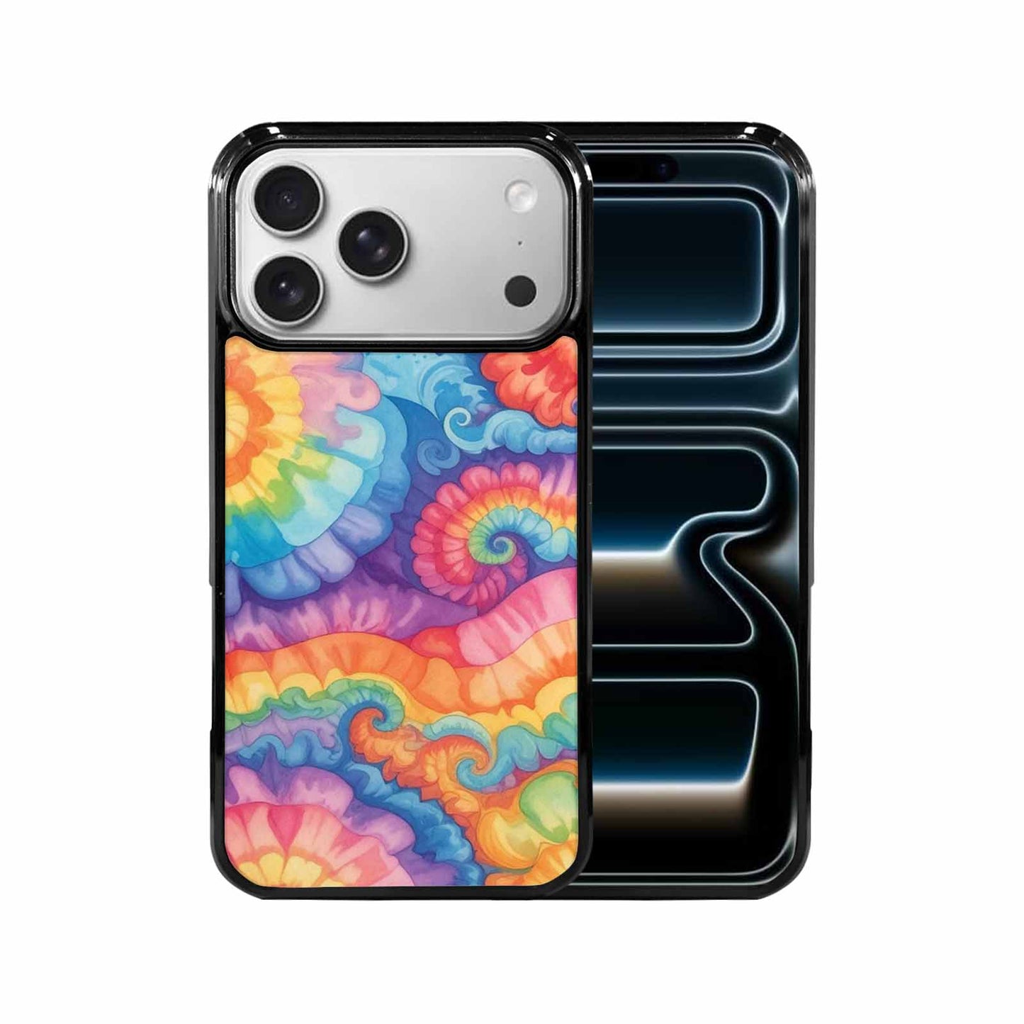 iPhone 17 Pro Max Case — Tie Dye Swirls Tie Dye Tie, Customized Protective Case