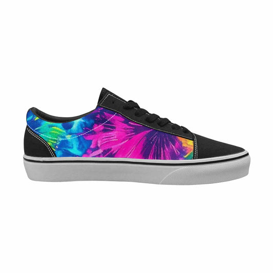 WOMEN'S Tie Dye - Canvas Lace-Up Neon Fantasy Shoes