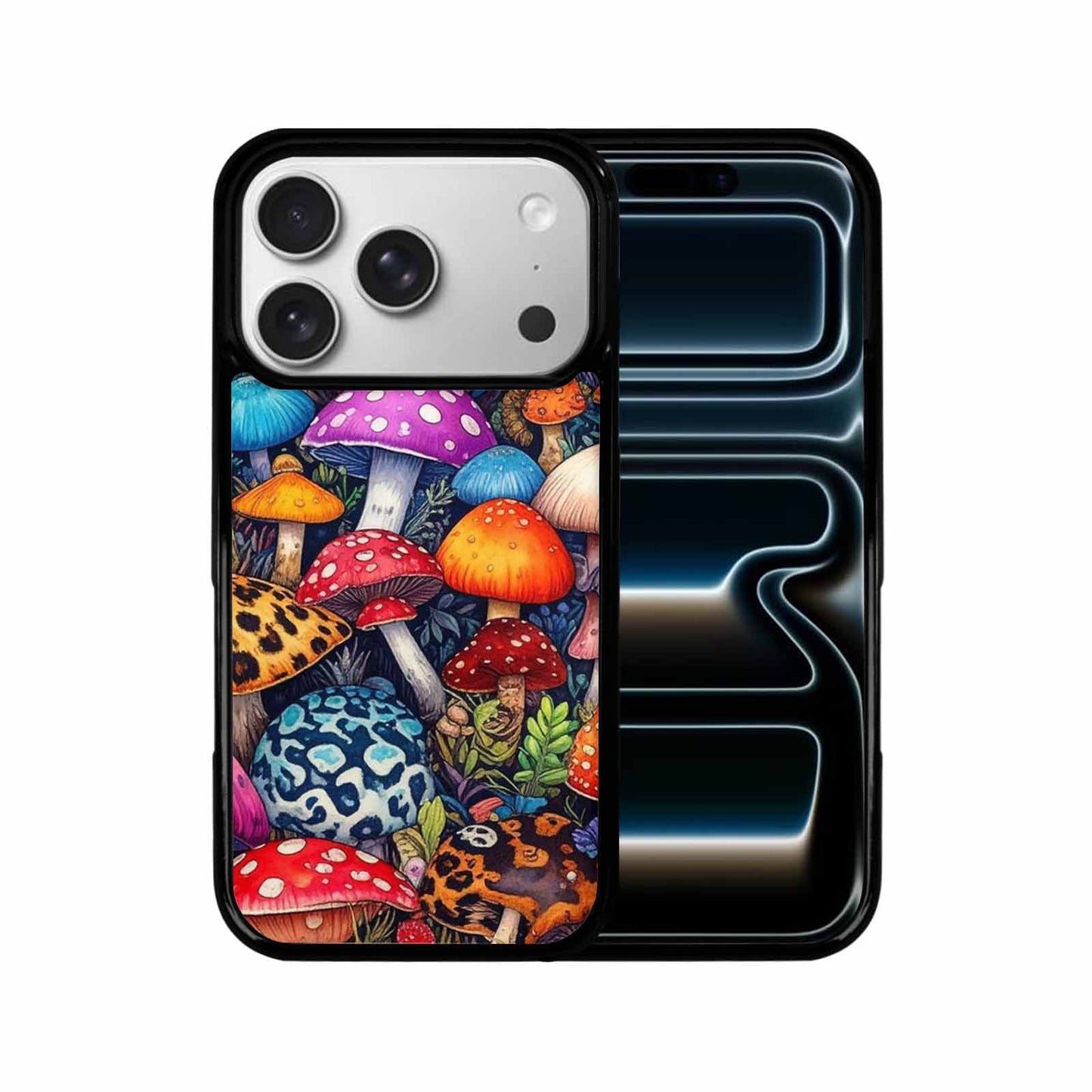 iPhone 17 Pro Case — Mushrooms Pattern Hundreds Of T0l Original, Personalized Phone Case