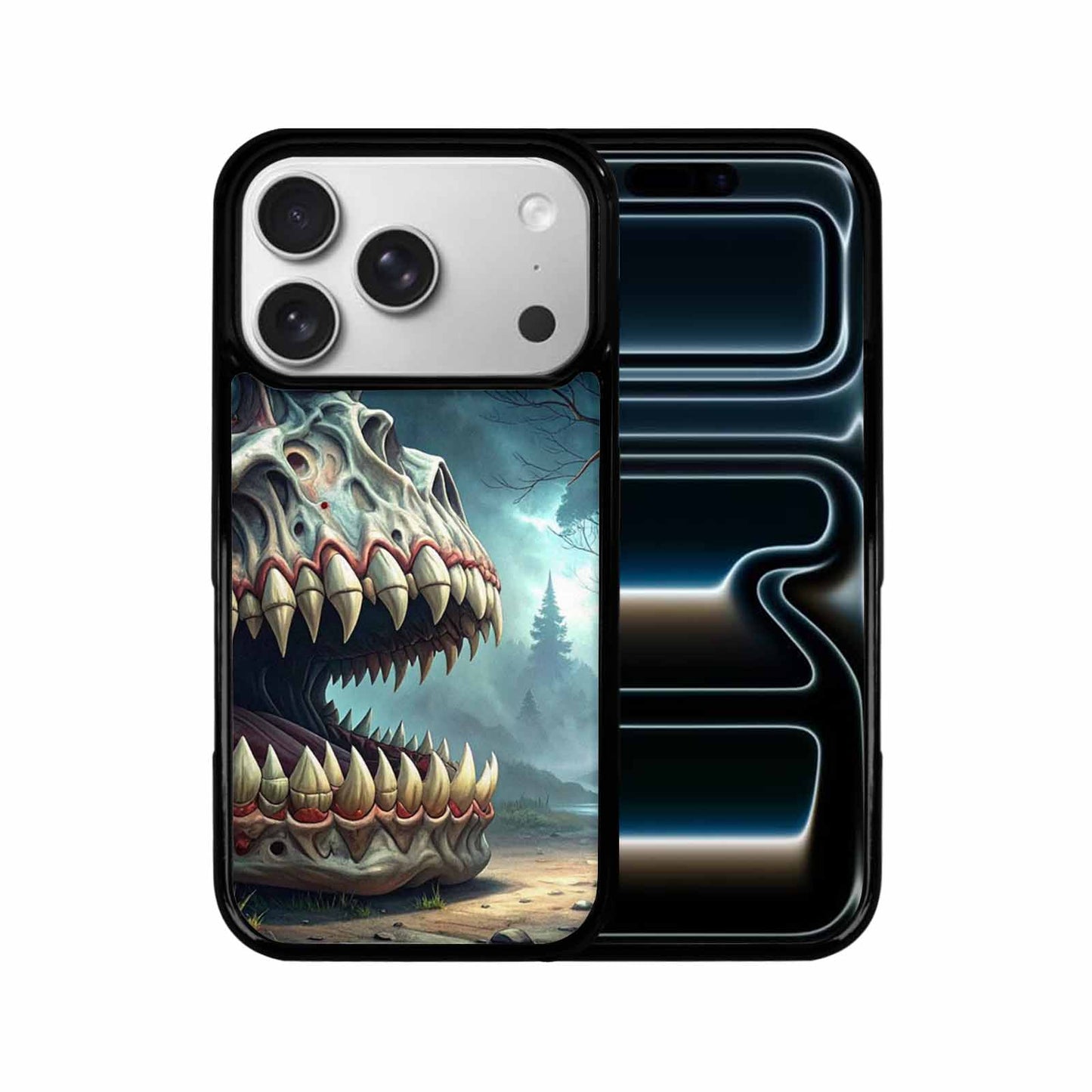 iPhone 17 Pro Case — Skull Dark Art Gothic Print Gothic, Custom Phone Case