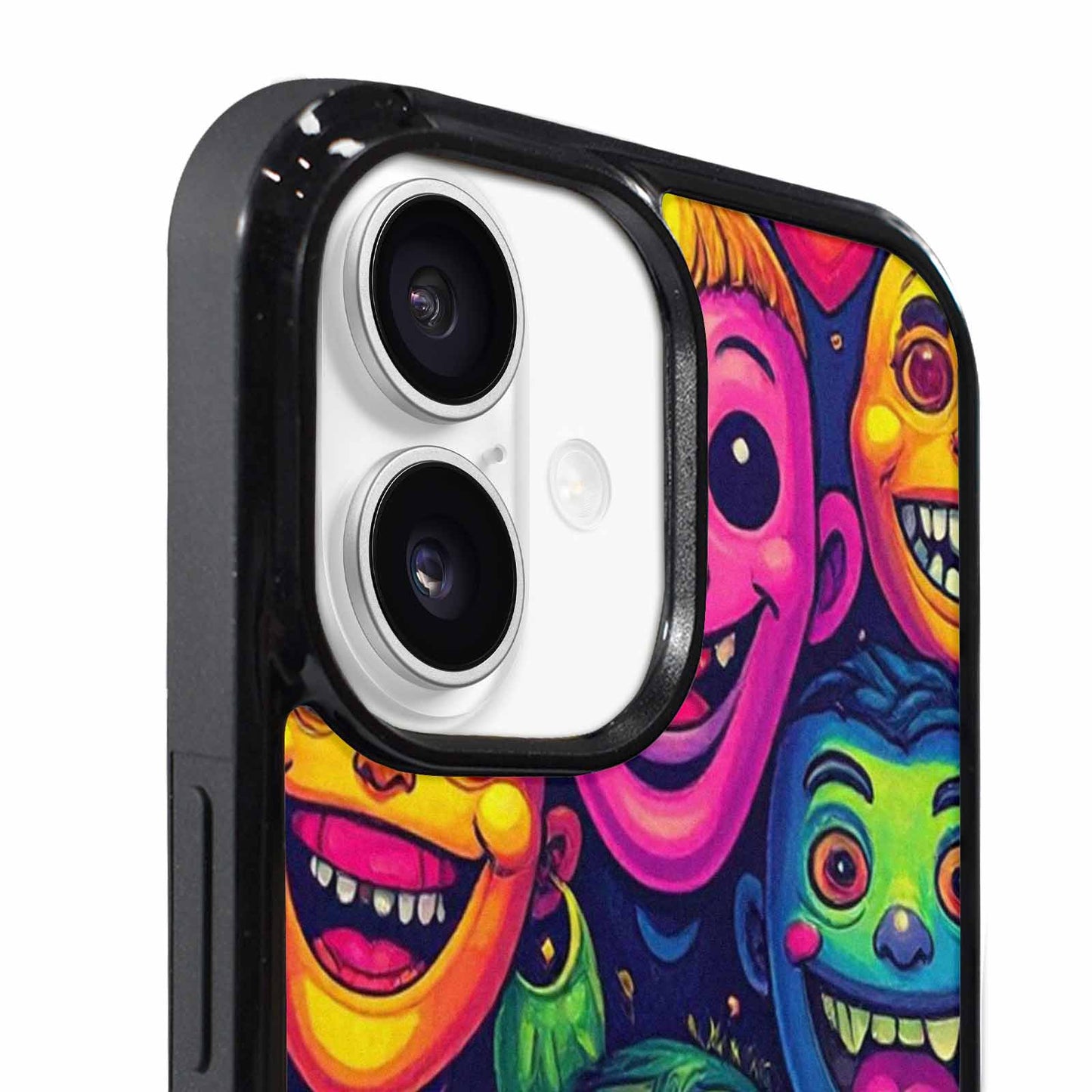 iPhone 17 Case — Small Funny Looking Cartoon Cute, Custom Art Phone Cover