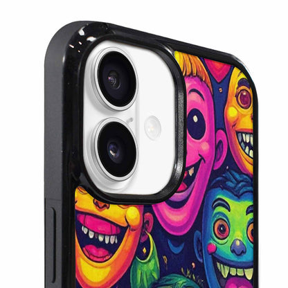 iPhone 17 Case — Small Funny Looking Cartoon Cute, Custom Art Phone Cover