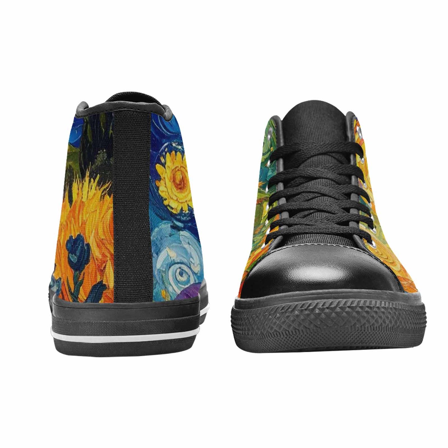 MEN'S Blend All Versions High Top Canvas Cottagecore Custom Sneakers