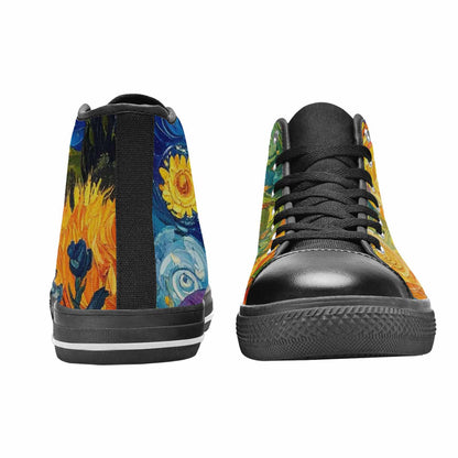 MEN'S Blend All Versions High Top Canvas Cottagecore Custom Sneakers