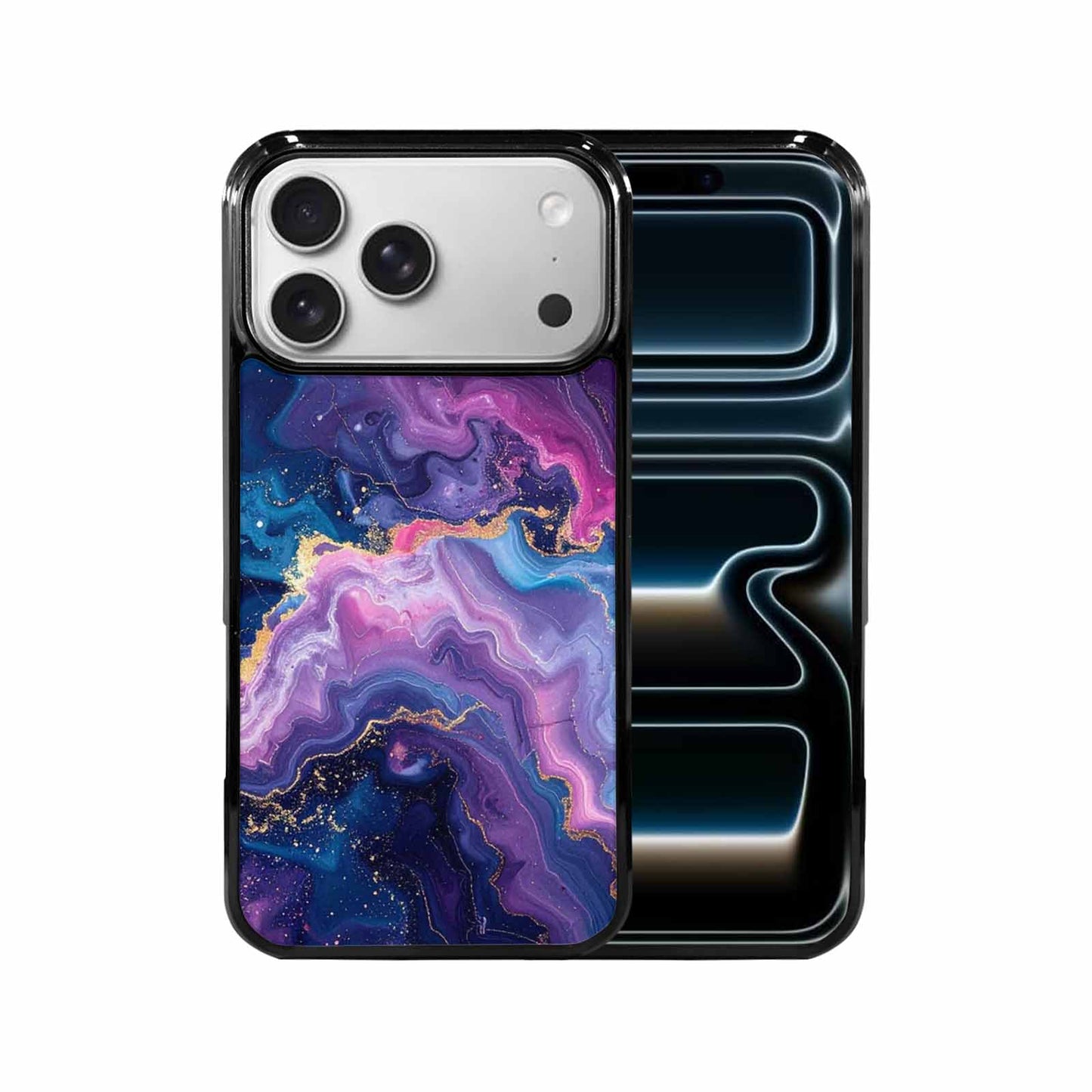 iPhone 17 Pro Max Case — Marble Galaxy Space, Custom Art Phone Cover