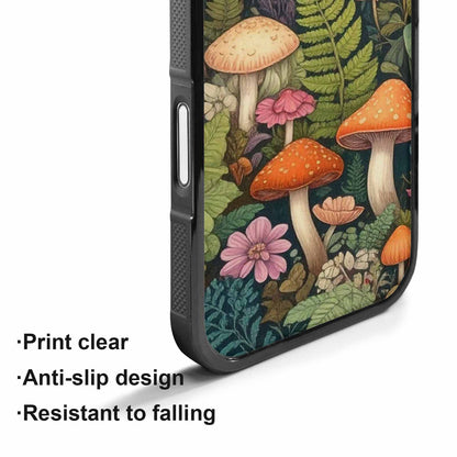 iPhone 17 Case — Mushrooms Botanicalmushrooms P Kzu Floral, Customized Protective Case