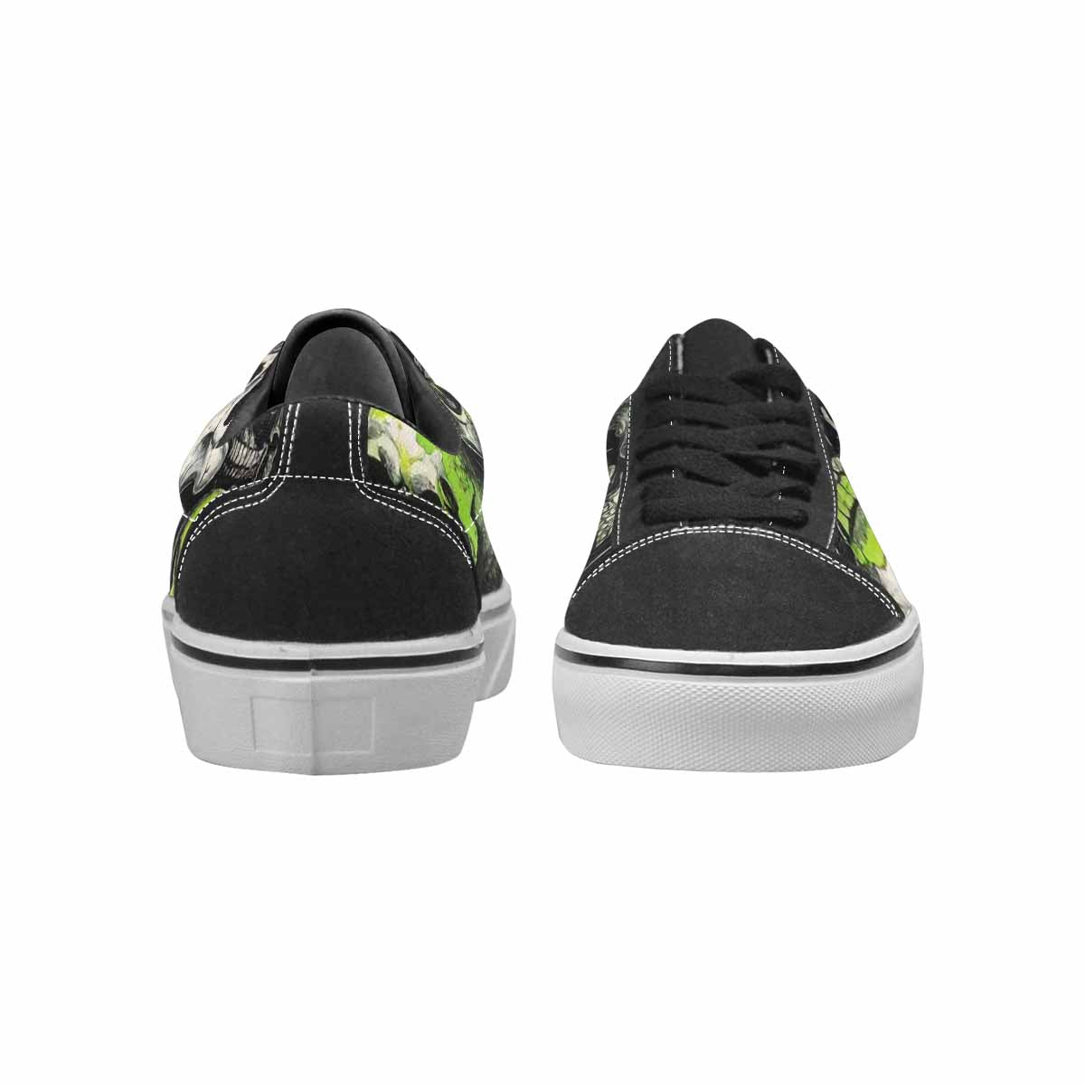 WOMEN'S Rainbow From Skull S Lace-Up Canvas Cottagecore Sneakers