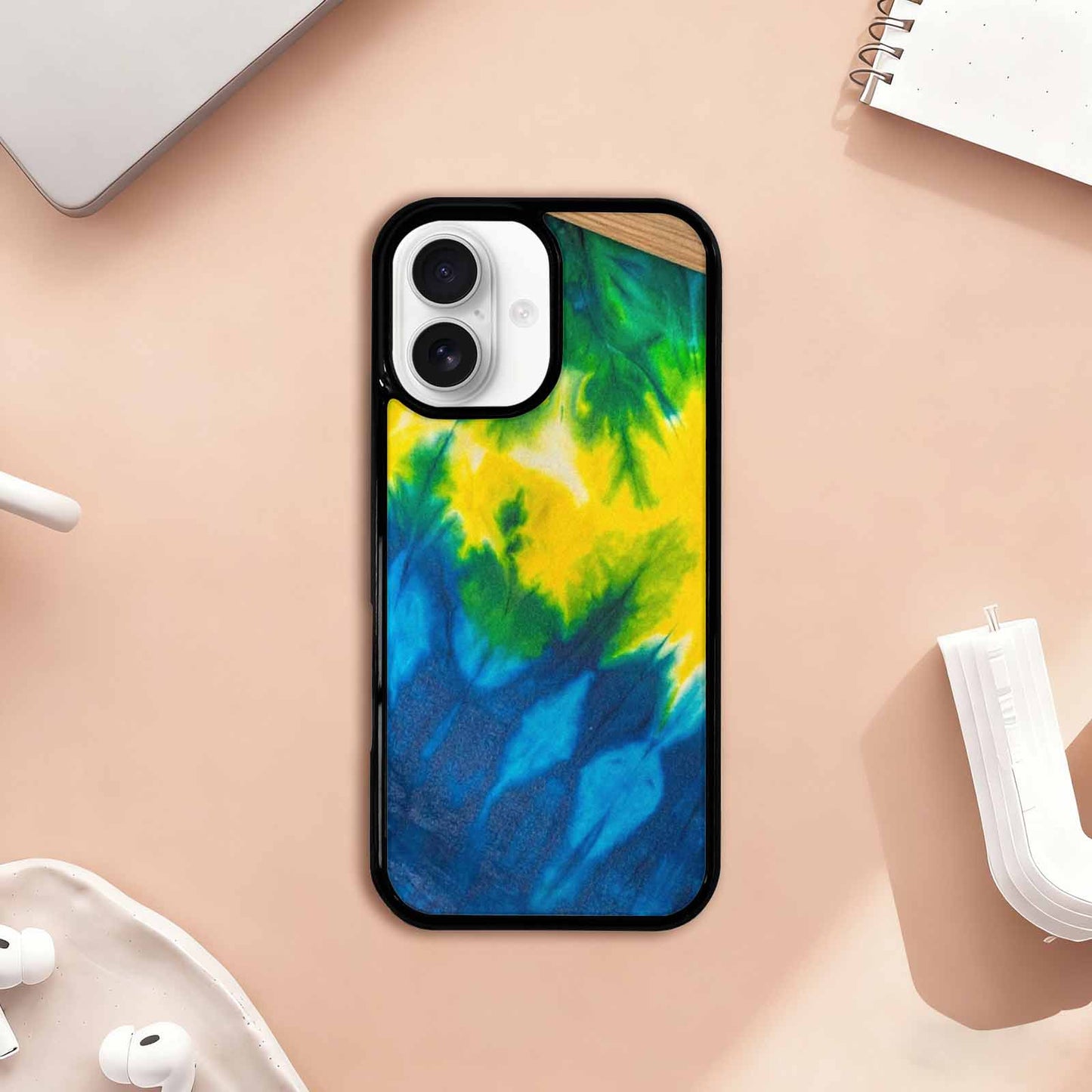 iPhone 17 Case — Tie Dye Classic Tie Dye, Custom Printed Phone Case