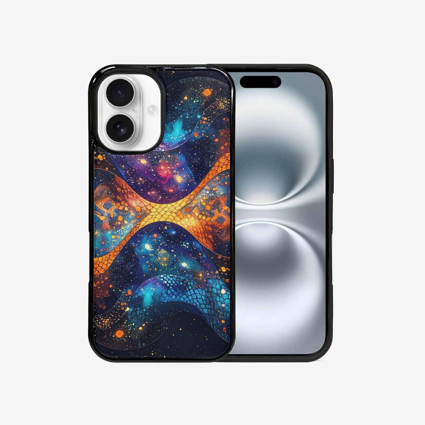 iPhone 16 Case — Galaxy Snake Print Custom, Customized Protective Case